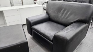 Sofa cuero 1 cuerpo